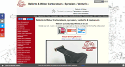 Desktop Screenshot of carburateurwinkel.nl