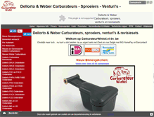 Tablet Screenshot of carburateurwinkel.nl